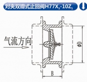 衡阳对夹双瓣式止回阀